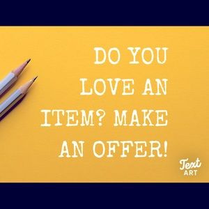 Love an item?? Please make an offer! All offers are considered.